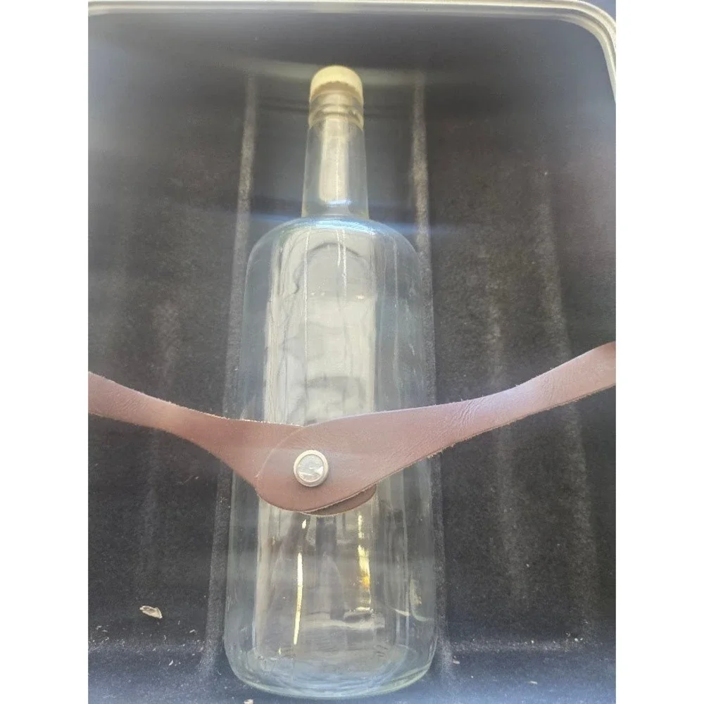 Vintage Ever-Wear The Original Trav-L-Bar Portable Bar Set with Case and Bottle